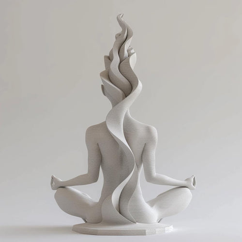 Meditating Woman Sculpture